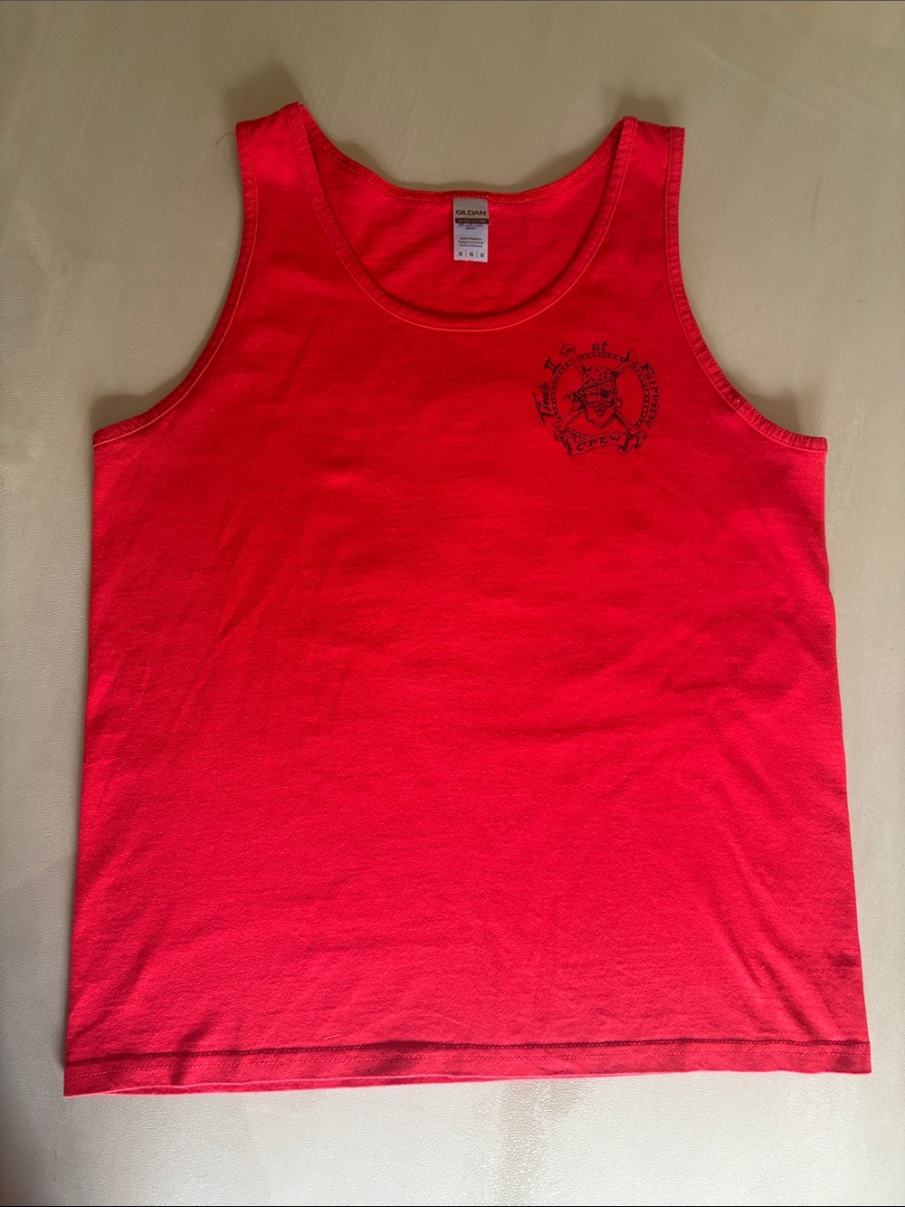 Mens Red Tank Top - Unbranded